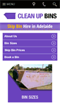 Mobile Screenshot of binsadelaide.com.au